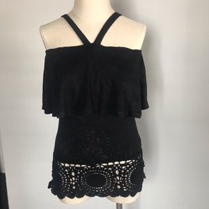 Redhaute black off the shoulder top size XS